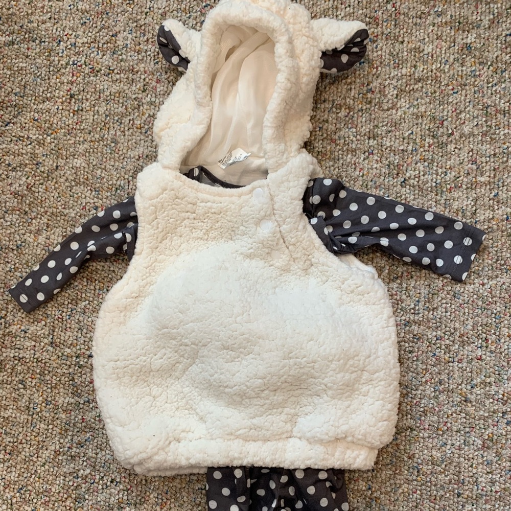 Baby lamb Halloween costume 0-6mo